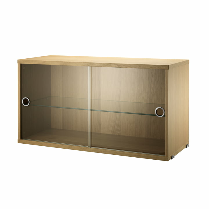 C-Ware String Furniture Vitrinenschrank Mit Schiebetüren 78 X 30 Cm Siehe Text/Foto - 7350038271037