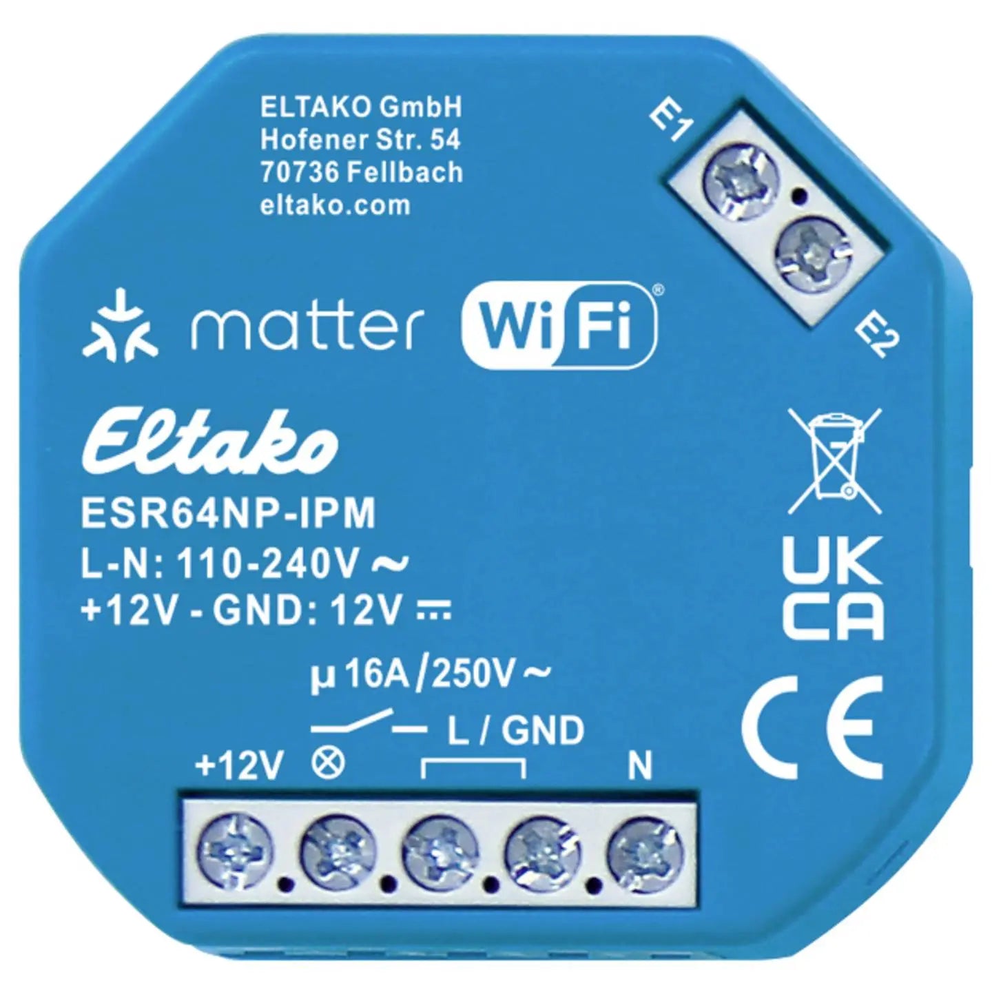 B-Ware Eltako Stromstoß Schaltrelais Relais Esr64 Np Ipm Smart Home Blau Ip Matter Wi Fi - 4010312328293