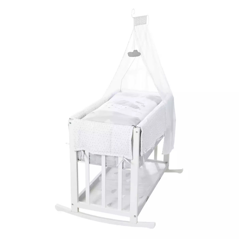 Roba Stubenbett 4in1 Dream Big Babybett Kinderbett Bett Bettchen Mdf Weiß B-Ware - 4005317330624