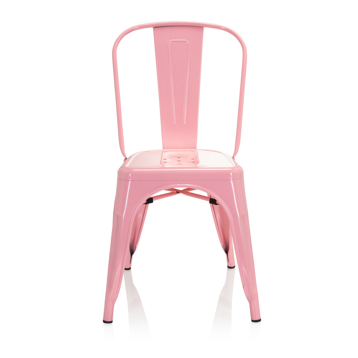 hjh OFFICE Stuhl Bistrostuhl Sitzgelegenheit rosa stapelbar Gastronomie - 4064323013082