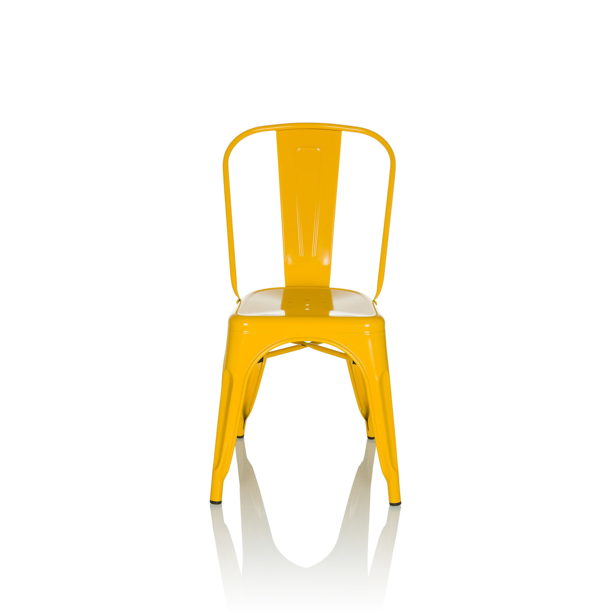 hjh OFFICE Stuhl Bistrostuhl Sitzgelegenheit VANTAGGIO COMFORT metallic gelb - 4064323035305