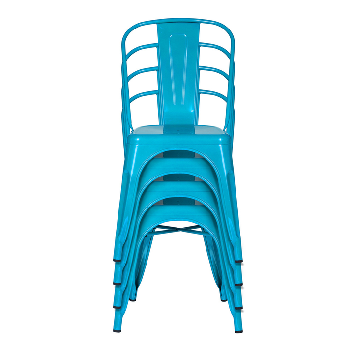 Hjh Office Stuhl Sitzgelegenheit Bistrostuhl Hellblau Vantaggio Comfort Stahl B-Ware - 4251084662387