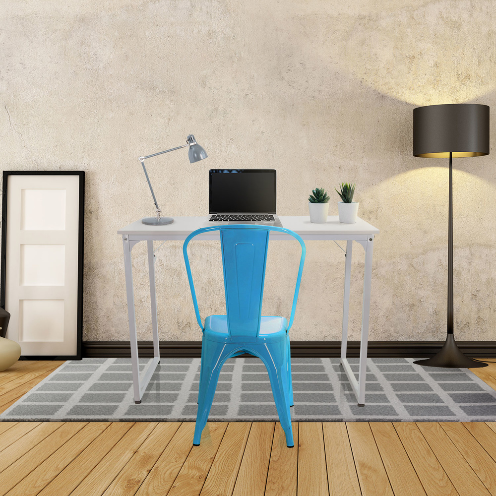 Hjh Office Stuhl Sitzgelegenheit Bistrostuhl Hellblau Vantaggio Comfort Stahl B-Ware - 4251084662387