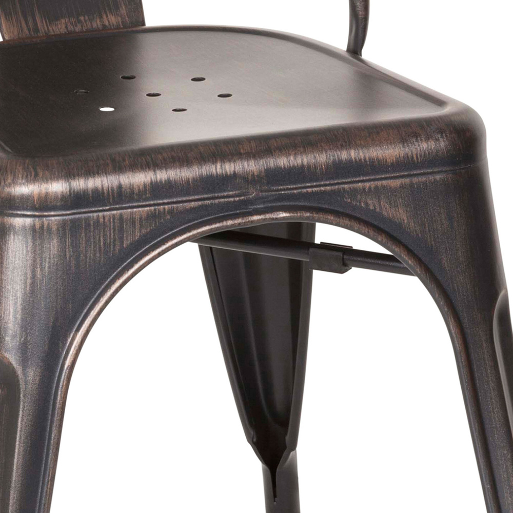 B-Ware Hjh Office Stuhl Bistrostuhl Sitzgelegenheit Schwarz Gold Vantaggio Comfort - 4251084670504