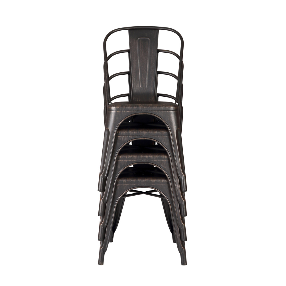 B-Ware Hjh Office Stuhl Bistrostuhl Sitzgelegenheit Schwarz Gold Vantaggio Comfort - 4251084670504