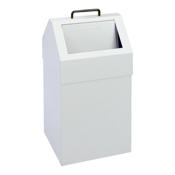 B-Ware Stumpf Sortsystem Abfallsammler Müllsammler 45 Liter Ral7035 Stationär Lichtgrau - 4031068110659