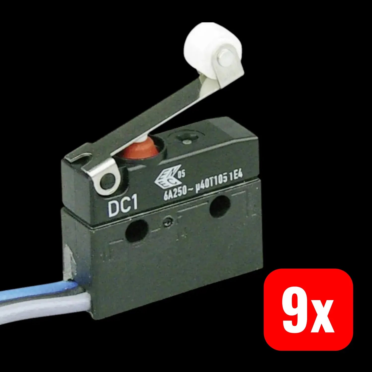 B-Ware Zf Mikroschalter Subminiaturschalter Dc1 C C3 Rb Tastend Rollenhebel 9 Stück - 2050001202840