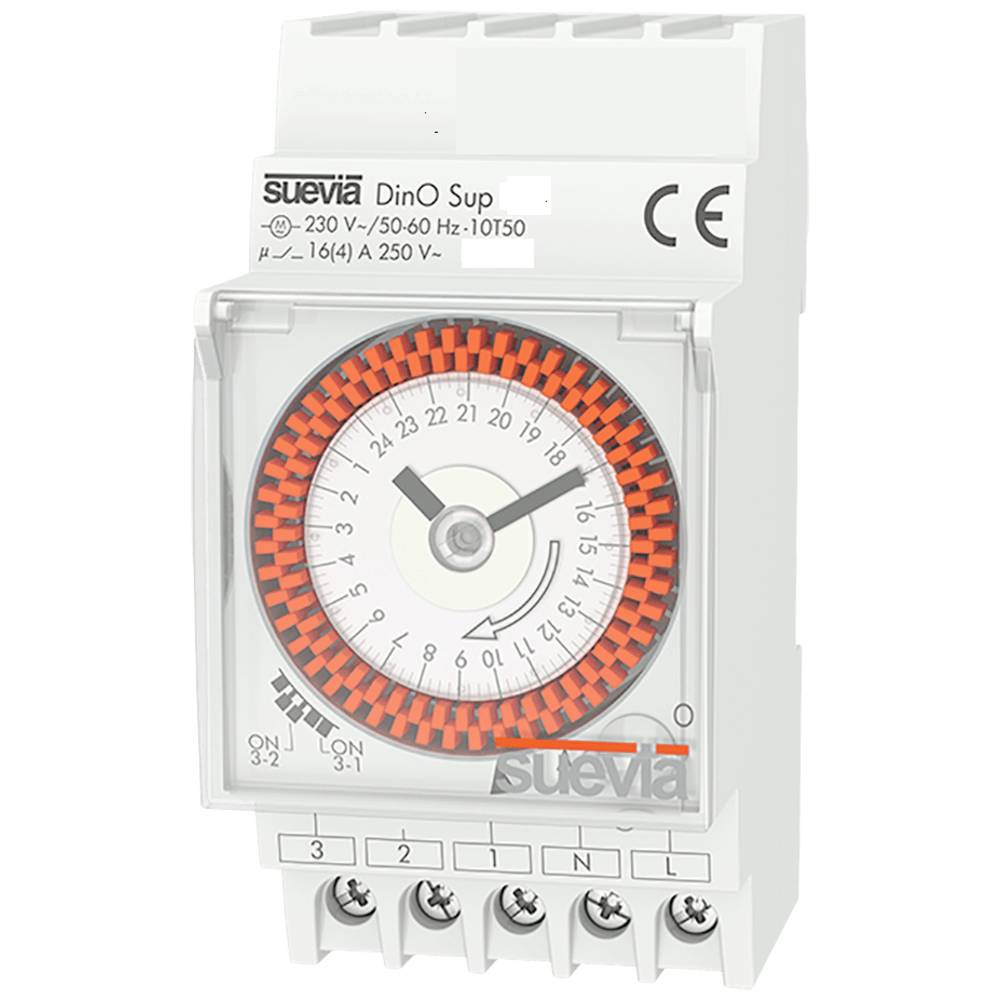 Suevia Zeitschaltuhr Für Hutschiene Din O Sup D 230 V/Ac Tagesprogramm Schaltuhr B-Ware - 8426709124526