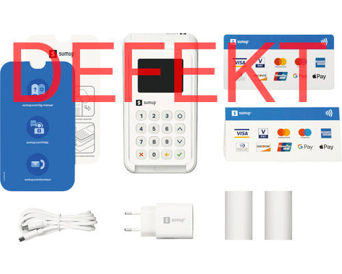 D-Ware Sumup Ec & Kreditkartenlesegerät Set Kartenterminal Wi Fi Defektware - 4260325421898