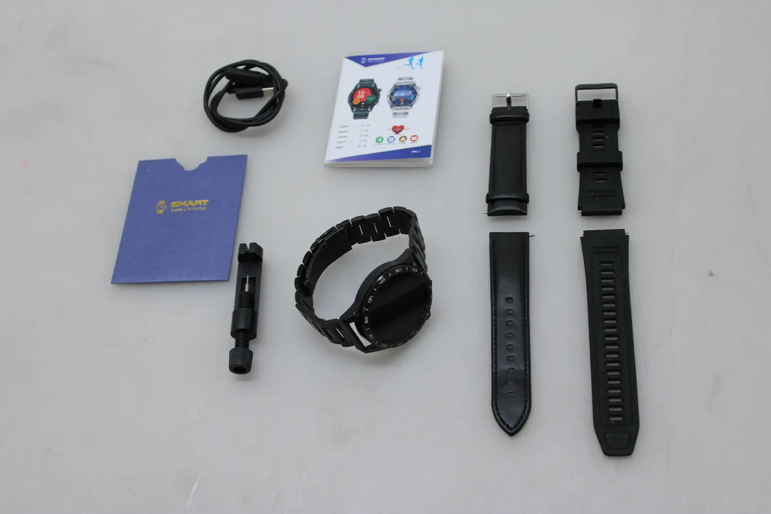 B-Ware Sunkta Smartwatch Herren Amoled Gps Bluetooth Uhr Ip68 Schwarz - 1