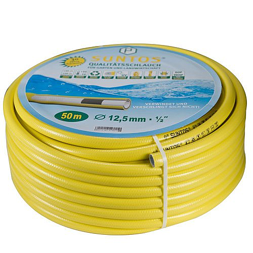 Suntos Gartenschlauch Wasserschlauch Schlauch 50 M 1/2" Garten Zubehör Gelb B-Ware - 4012167375019
