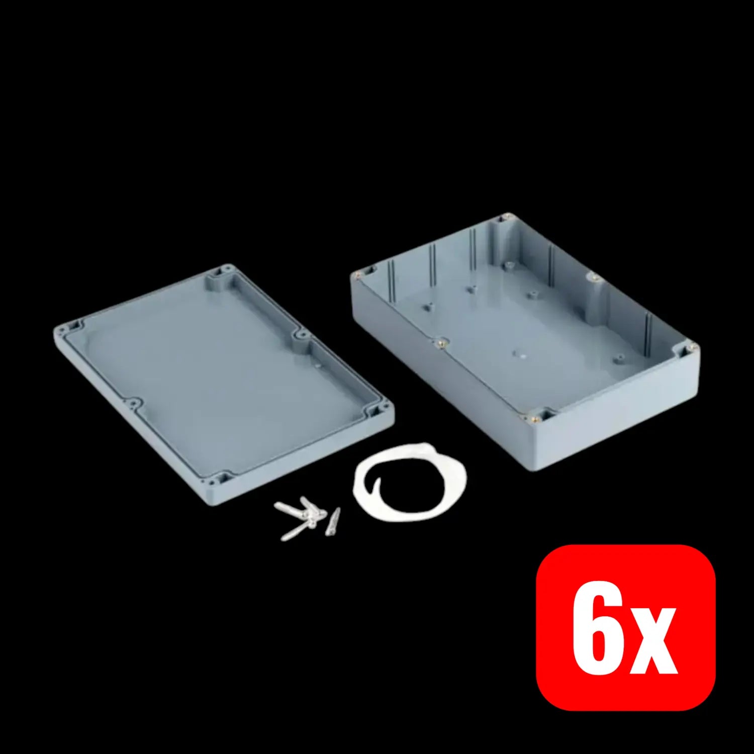 B-Ware Supertronic Universal Gehäuse Kasten Box Pe256 K S 222 X 146 X 55 Mm 6 Stück - 2050012580104