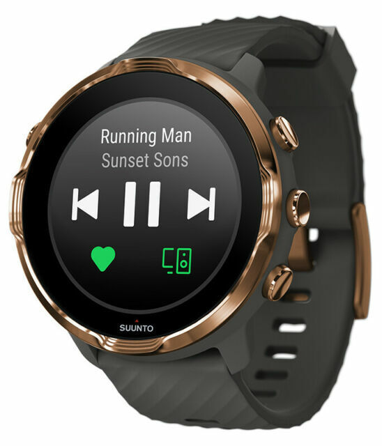 Suunto 7 Smartwatch Fitnesstracker Fitnessuhr Sportuhr Uhr Laufuhr kupfer grau - 6417084504128