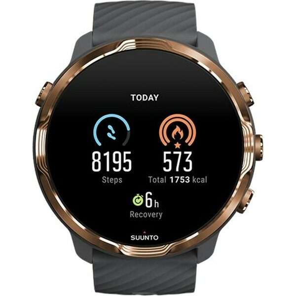 Suunto 7 Smartwatch Fitnesstracker Fitnessuhr Sportuhr Uhr Laufuhr Kupfer Grau B-Ware