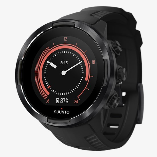 B-Ware Suunto 9 All Black Smartwatch Gps Uhr Laufuhr  Fitnesstracker Sportuhr Schwarz  - 6417084500212