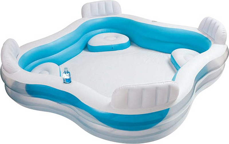 B-Ware Intex Pool Kinderpool Swim Center Family Lounge Pool Aufblasring 882 L - 6941057454757
