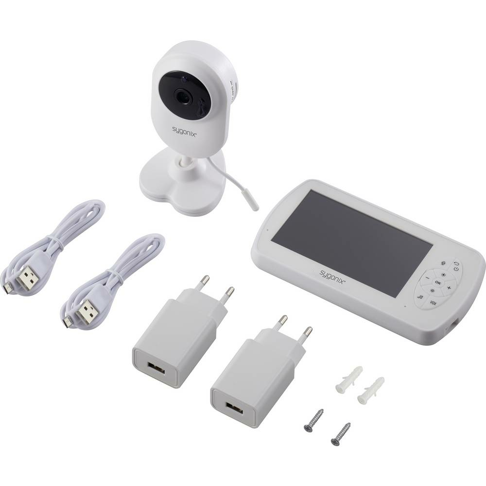 B-Ware Sygonix Hd Baby Monitor Sy 4548738 Babyphone Kamera Babykamera Kabellos 2.4 G Hz  - 4064161088952