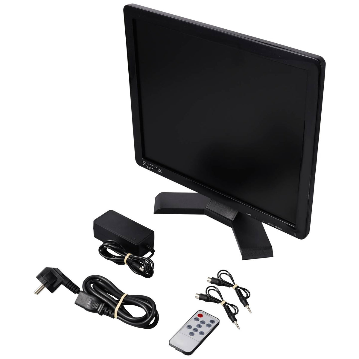 Sygonix LCD-Überwachungsmonitor Bildschirm CCTV 17Zoll Schwarz 1280x1024 Pixel - 4064161321240
