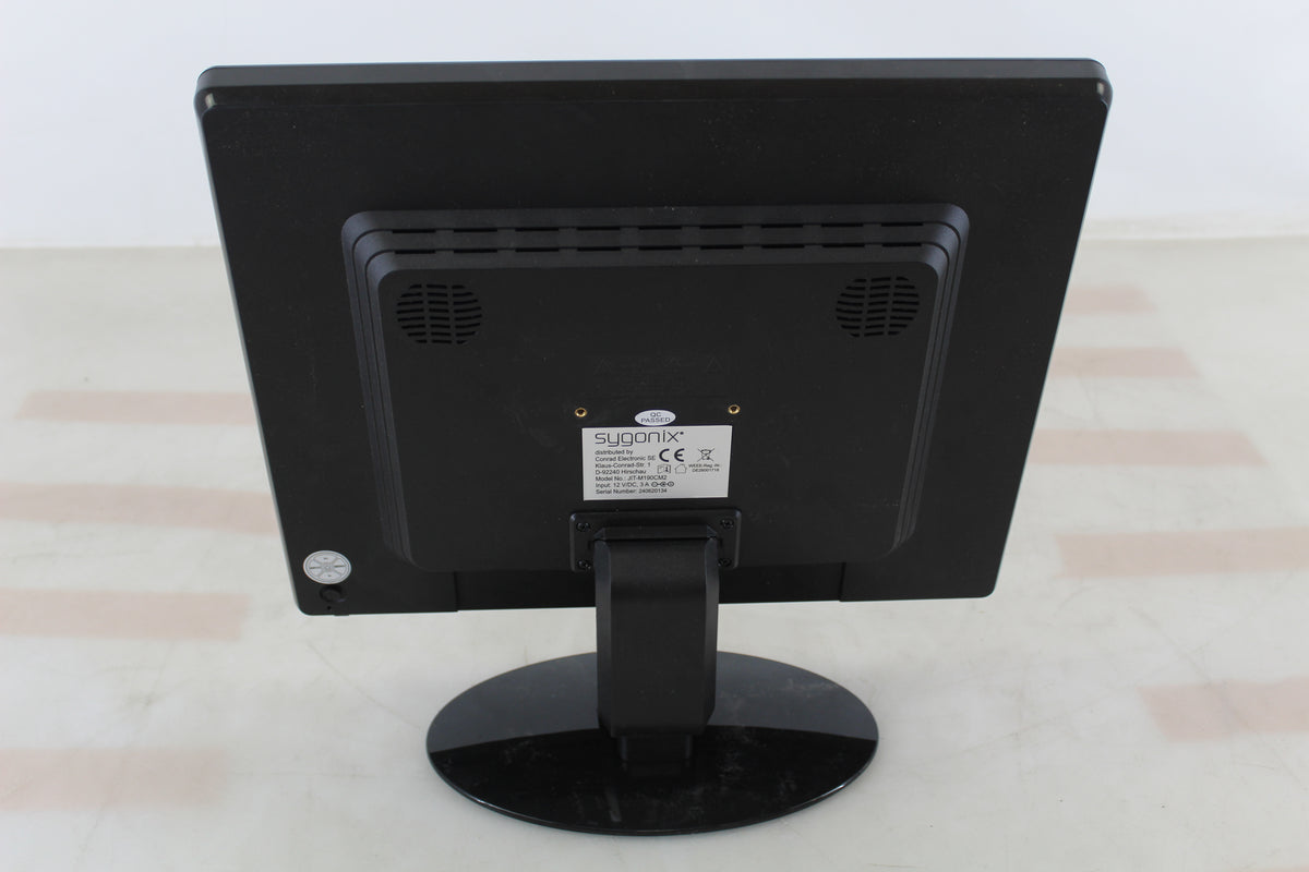 Sygonix Monitor Bildschirm LCD CCTV Farbmonitor 19 Zoll SIEHE TEXT/FOTO - 4064161321257