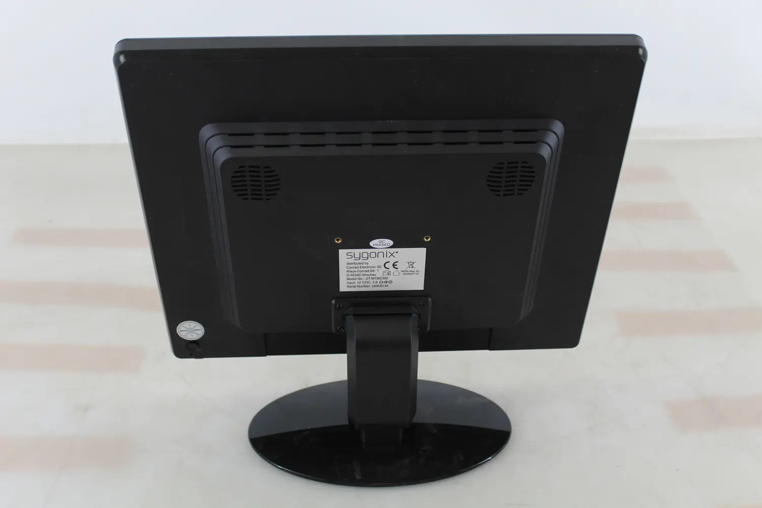 C-Ware Sygonix Monitor Bildschirm Lcd Cctv Farbmonitor 19 Zoll Siehe Text/Foto - 4064161321257