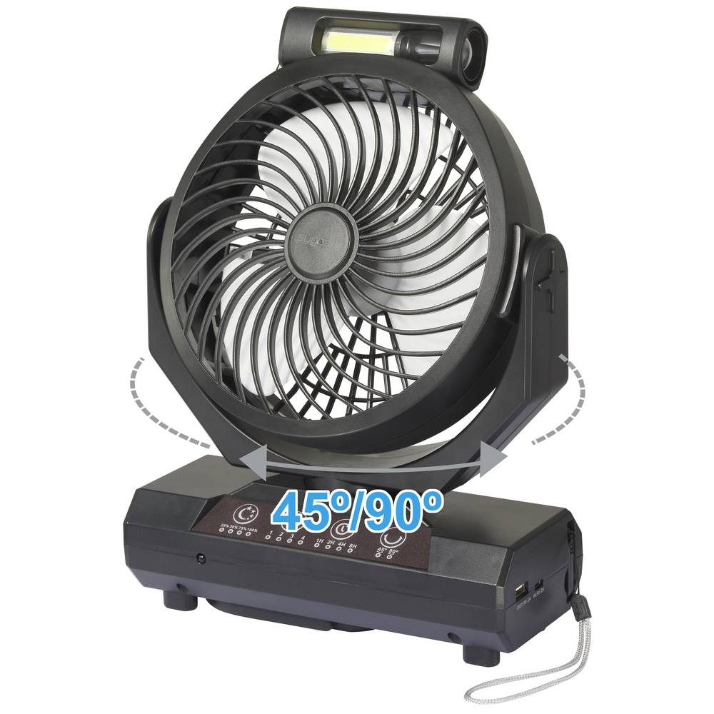 B-Ware Sygonix Akku Ventilator Lüfter Akkulüfter Siehe Text/Foto - 4064161312132