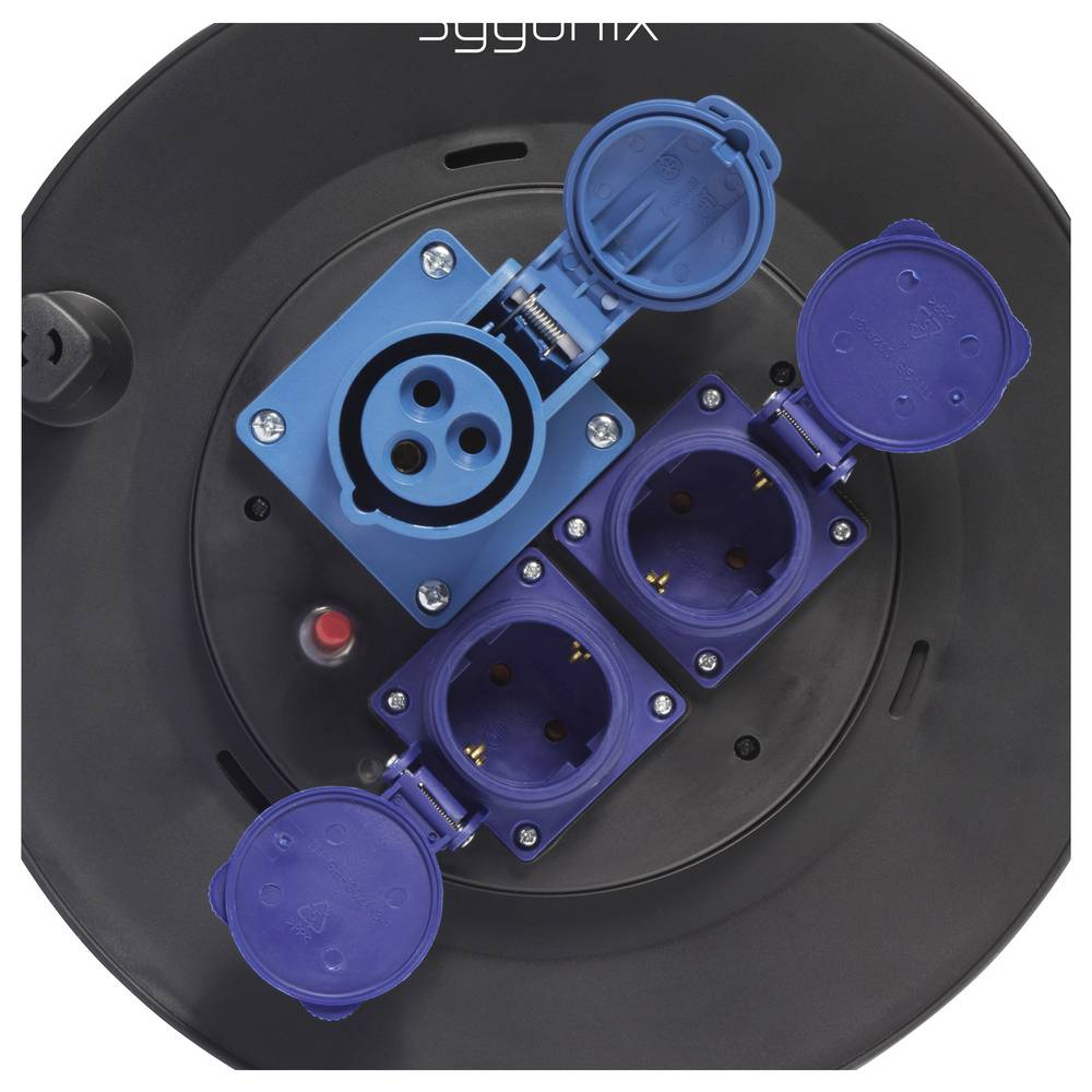 B-Ware Sygonix Cee Cara Kabeltrommel Verlängerung Kabel Outdoor Stromkabel 25m - 4064161342535