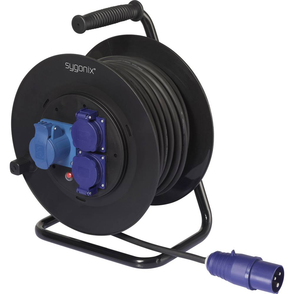 B-Ware Sygonix Cee Cara Kabeltrommel Verlängerung Kabel Outdoor Stromkabel 25m - 4064161342535