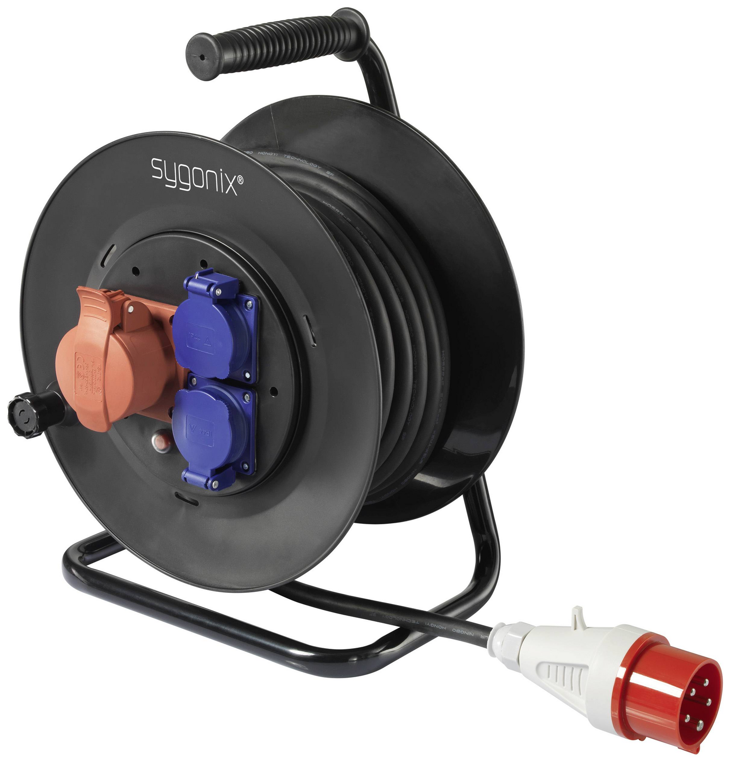 B-Ware Sygonix Sy 5806894 Kabeltrommel 25 M Schwarz Cee Stecker 16 A Kabel Zubehör - 4064161295015