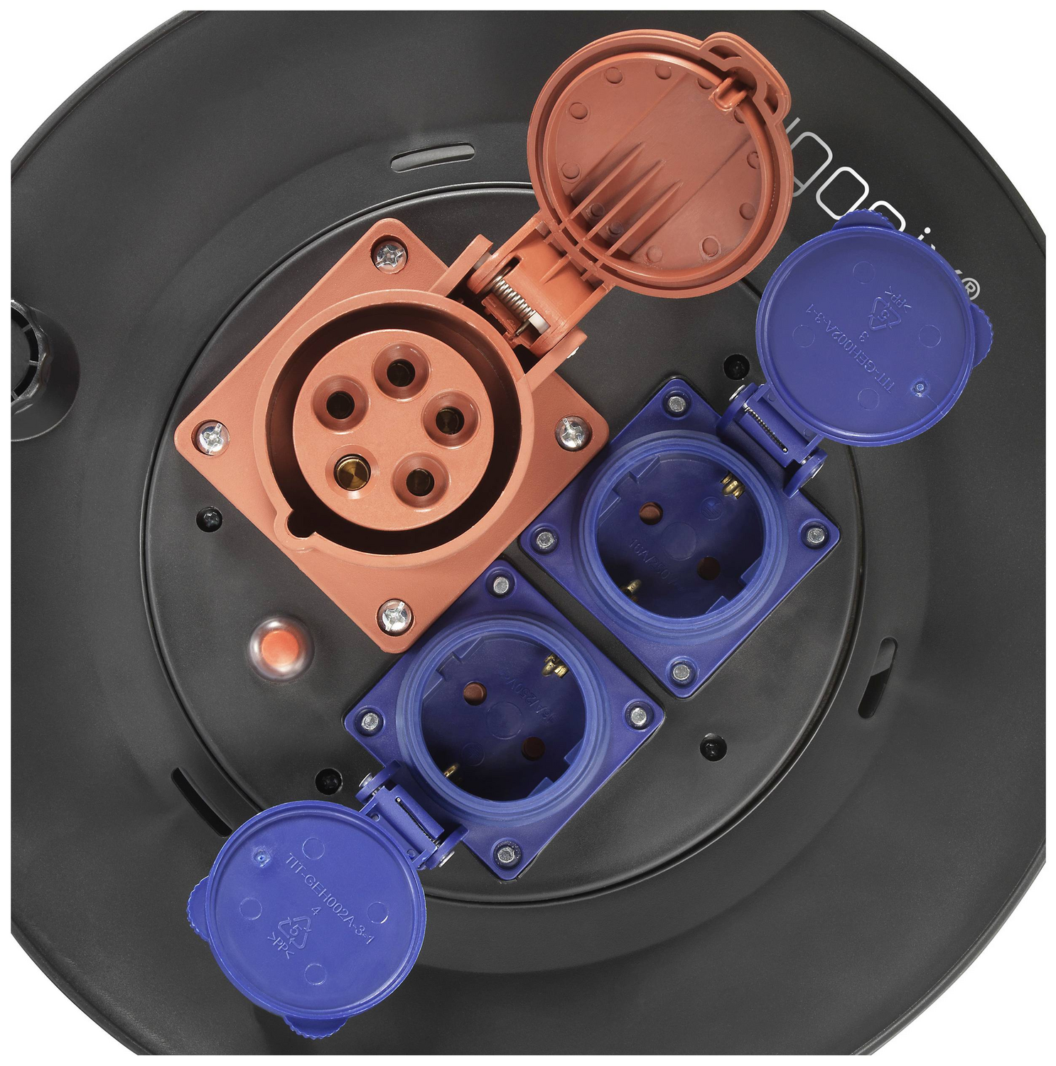 B-Ware Sygonix Sy 5806894 Kabeltrommel 25 M Schwarz Cee Stecker 16 A Kabel Zubehör - 4064161295015