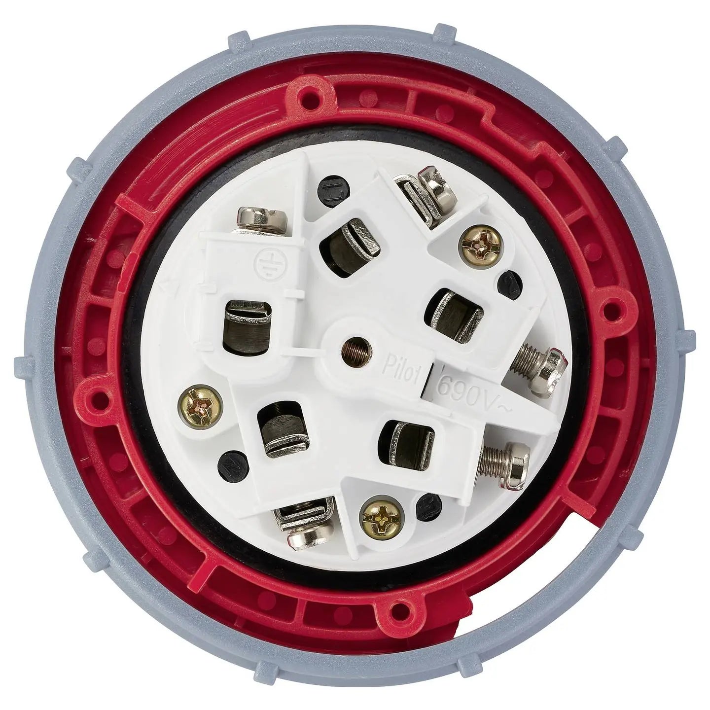 B-Ware Sygonix Cee Stecker Industriestecker 5polig Grau Pilotkontaktstift Sy 6796256 - 4064161474175