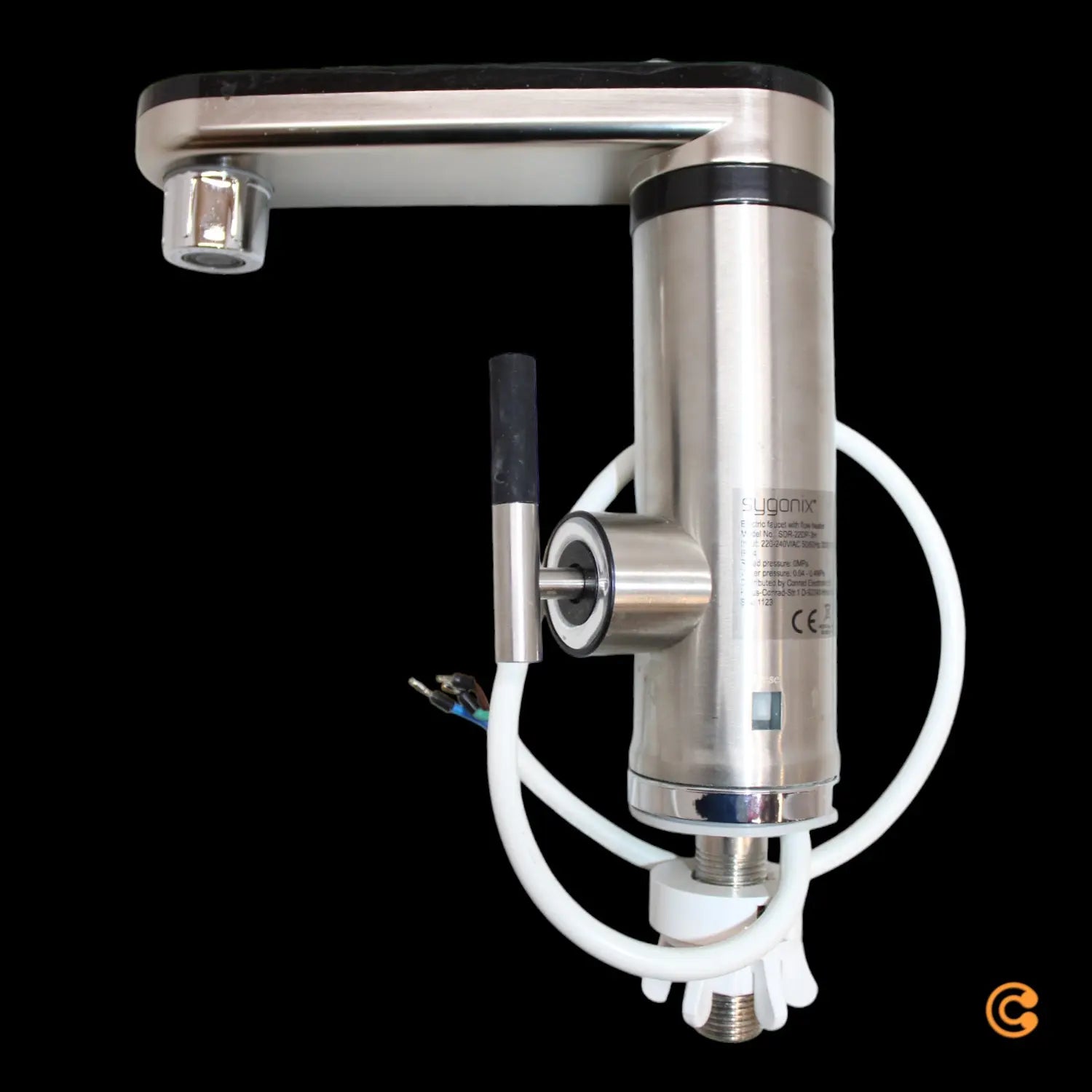 B-Ware Sygonix Elektrischer Wasserhahn Edelstahl Led Sanitäranlage Siehe Text/Foto - 4064161260211