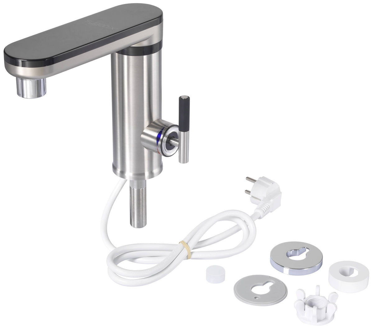 SYGONIX Elektrischer Wasserhahn Edelstahl LED Sanitäranlage Wasseraufbereitung - 4064161260211