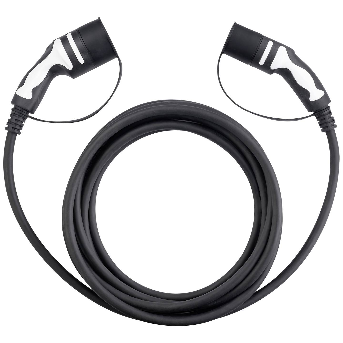 B-Ware Sygonix Ladekabel Stromkabel E Auto 7m Typ 2 Außenbereich Geeignet Schwarz