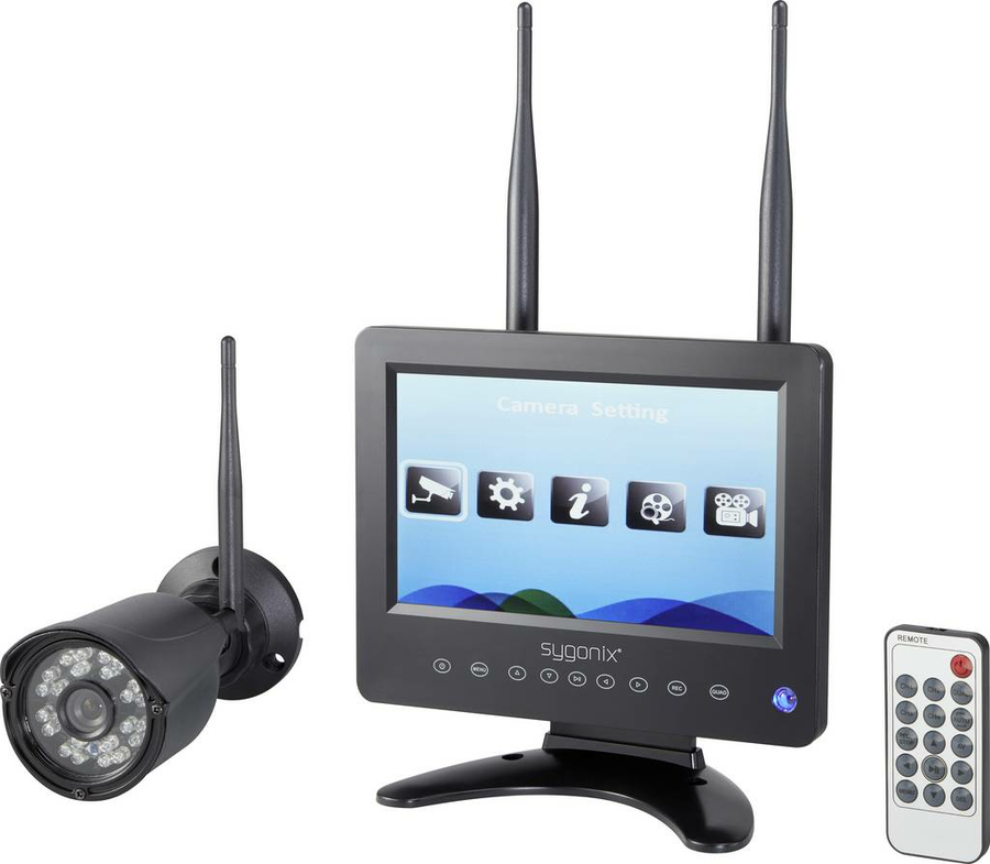 Sygonix Sy 4548736 Funk überwachungskamera Set überwachung Kamera Defektware D-Ware - 4064161088945