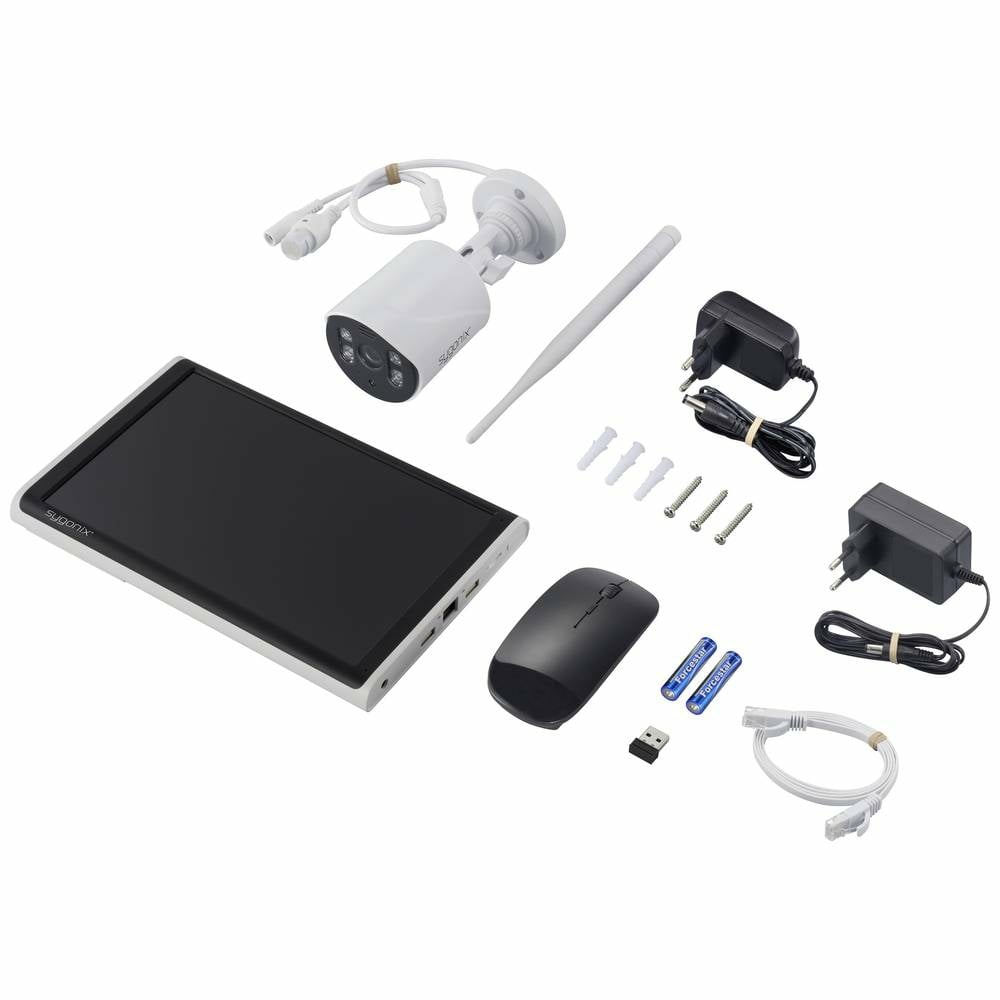 Sygonix Sy 5046554 Funk überwachungskamera Set Videoüberwachung Kamera Monitor   B-Ware