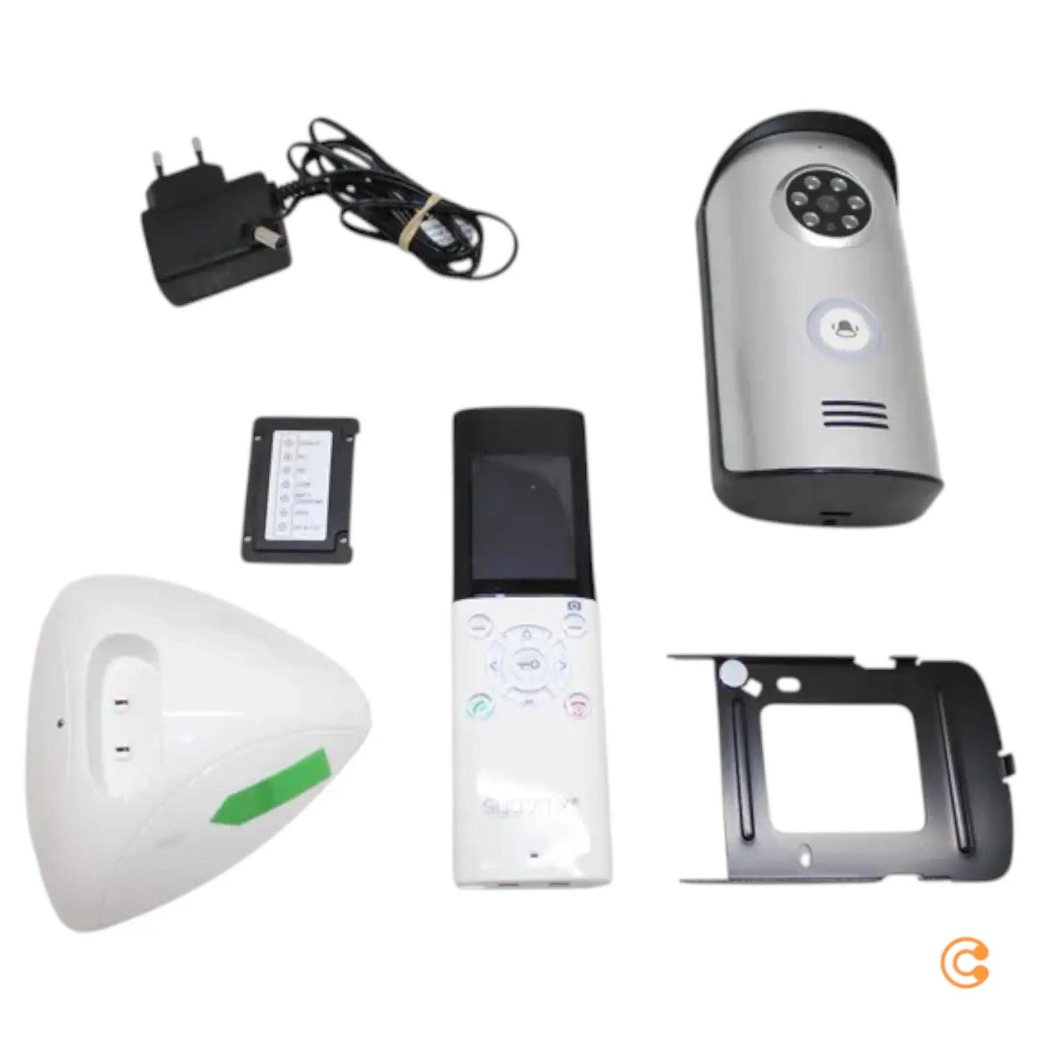 B-Ware Sygonix Sy 3396994 Video Türsprechanlage Funk Komplettset Silber Siehe Text/F152 - 4053199553310