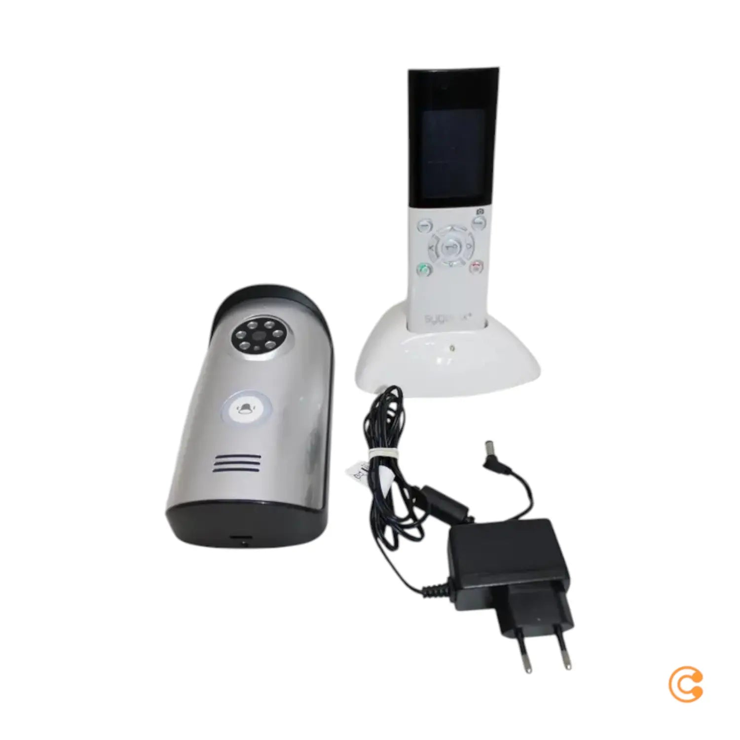 B-Ware Sygonix Sy 3396994 Video Türsprechanlage Funk Komplettset Silber Siehe Text/F931 - 4053199553310