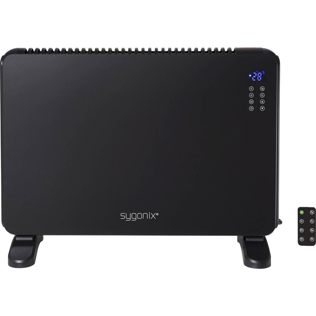 SYGONIX GLASKONVEKTOR ELEKTROH Heizgerät Heizung Raumheizung 2000W Weiß - 4064161407524