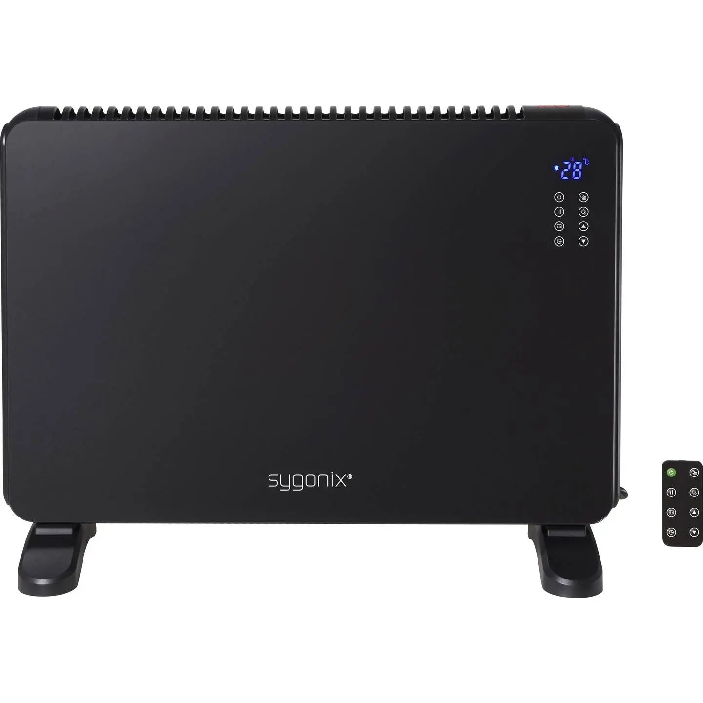 B-Ware Sygonix Glaskonvektor Elektroh Heizgerät Heizung Raumheizung 2000 W Weiß - 4064161407524