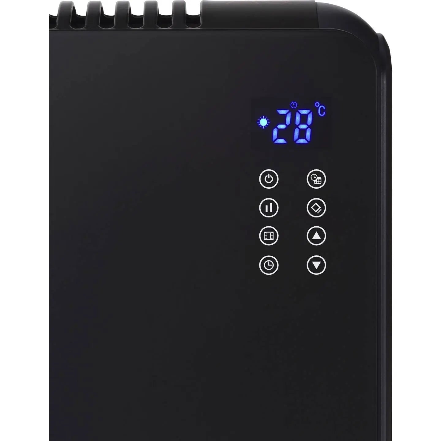 B-Ware Sygonix Glaskonvektor Elektroh Heizgerät Heizung Raumheizung 2000 W Weiß - 4064161407524