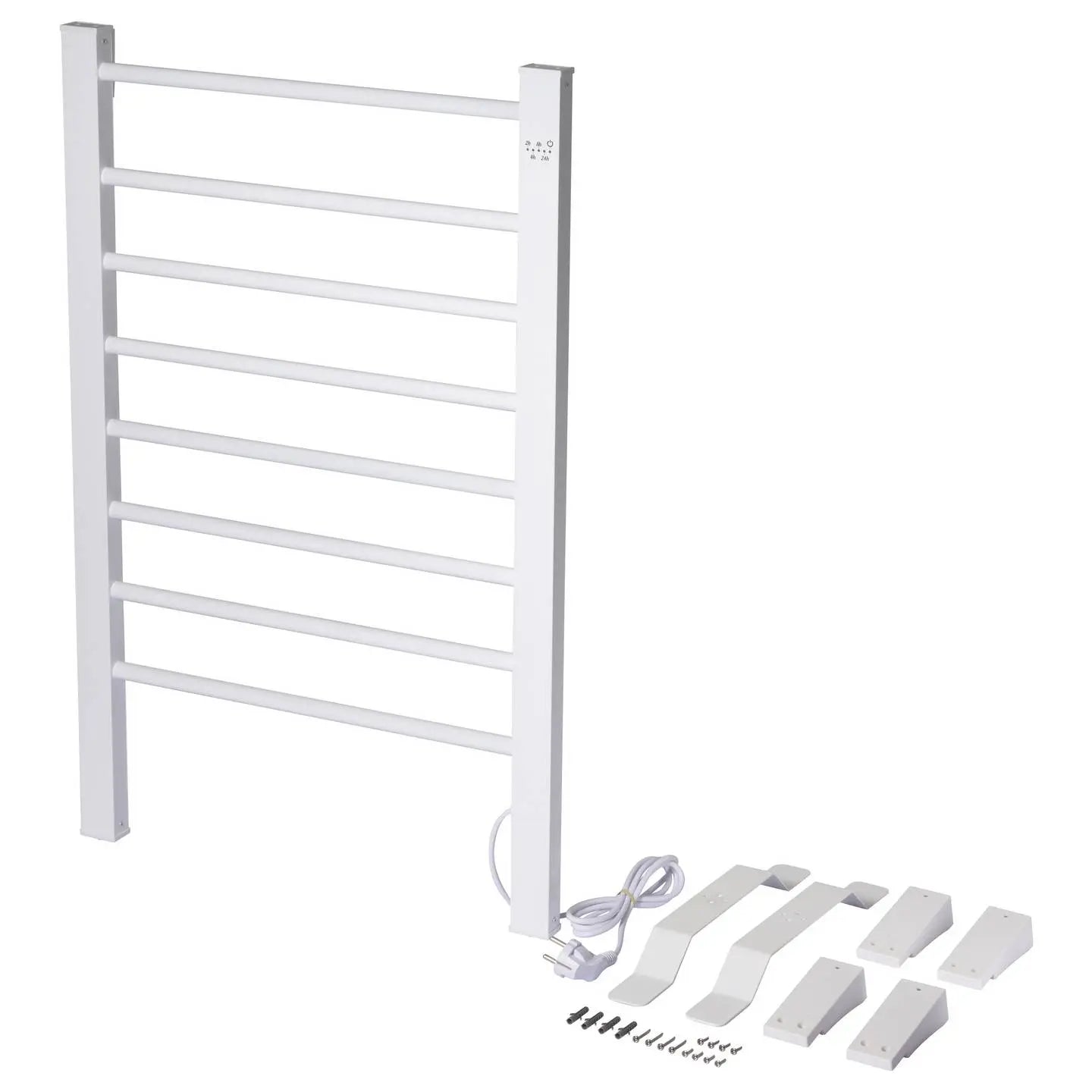 B-Ware Sygonix Handtuchwärmer Handtuchhalter Wand Standgerät Handtuchheizer Weiß  - 4064161471969