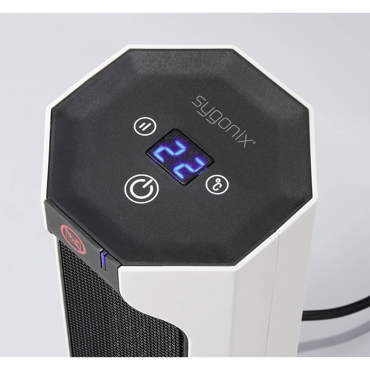 Sygonix SY6735638 Heizgerät Heizofen PTC Weiß energiesparend tragbar - 4064161407517