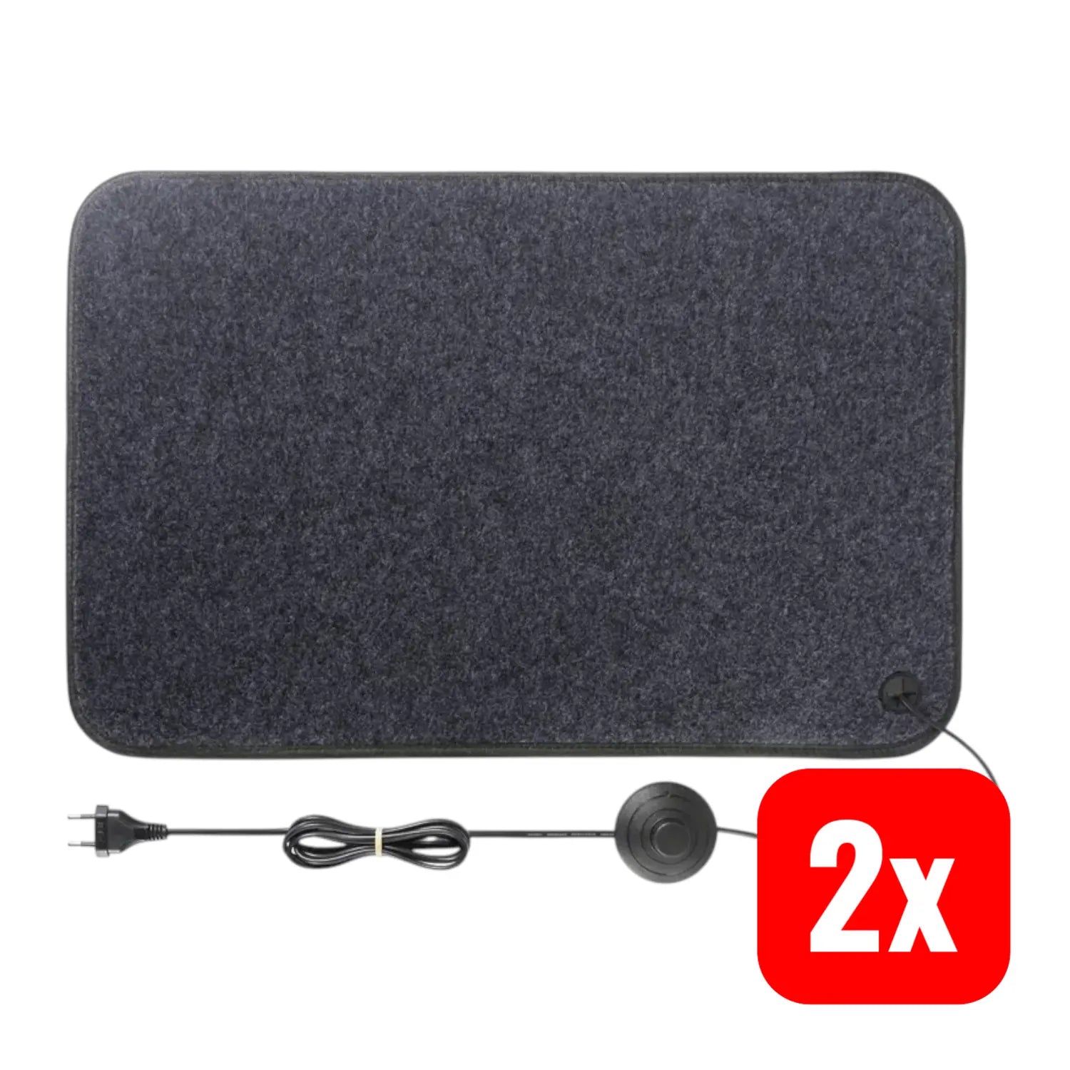B-Ware Sygonix Heizmatte Heizfolie Grau 600x400 Mm 230 V 95 W Schutzklasse Ii 2 Stück - 4064161472683