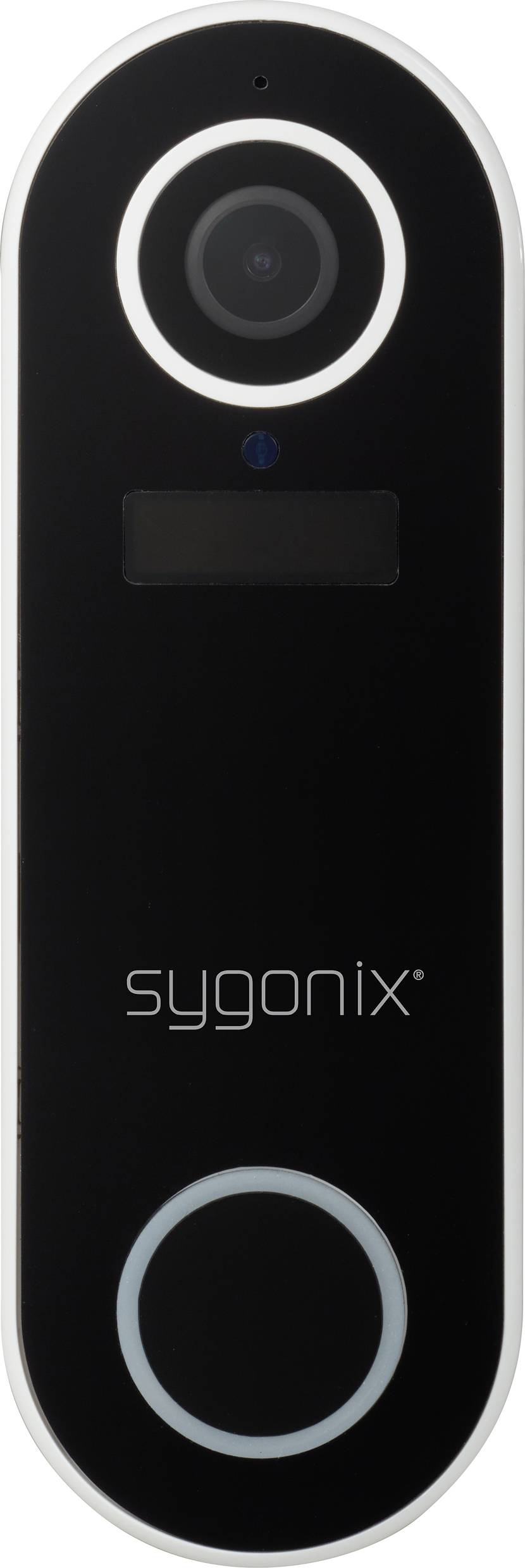 Sygonix IP-Video-Türsprechanlage WLAN Außeneinheit Weiß 1080p Kamera Alexa 76mm - 4064161160627