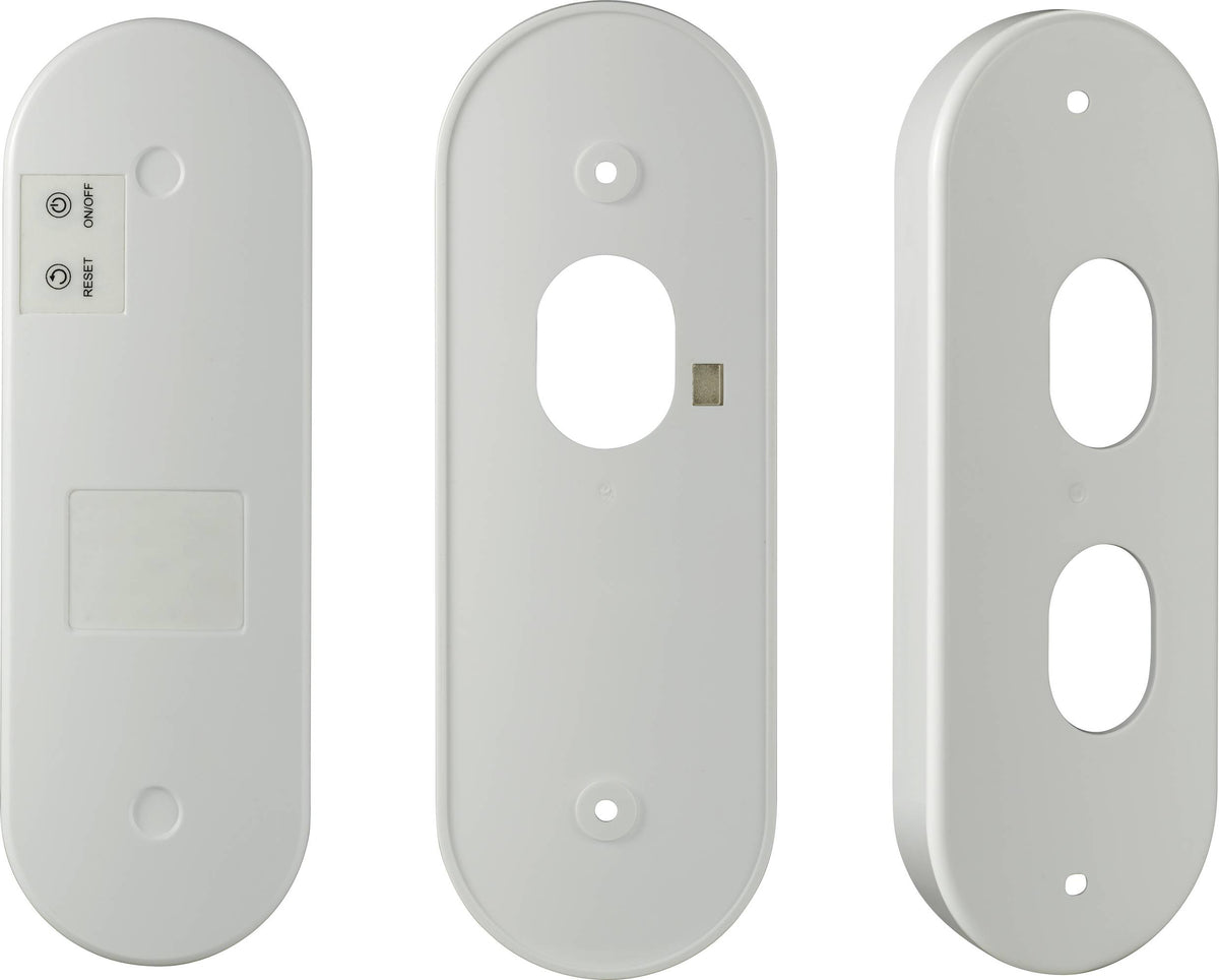 Sygonix IP-Video-Türsprechanlage WLAN Außeneinheit Weiß 1080p Kamera Alexa 76mm - 4064161160627