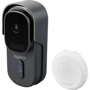 B-Ware Sygonix Ip Video Türsprechanlage Türklingel Wlan Funk Grau Weiß Smart Home Qhd