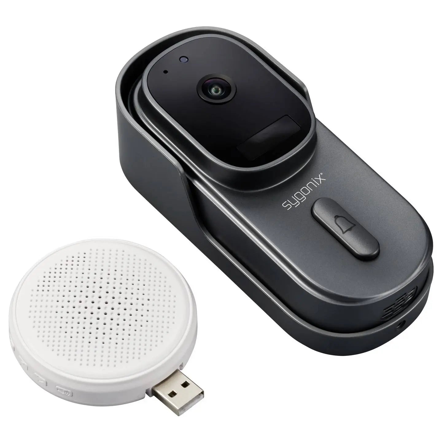 B-Ware Sygonix Ip Video Türsprechanlage Türklingel Wlan Funk Grau Weiß Smart Home Qhd - 4064161396293