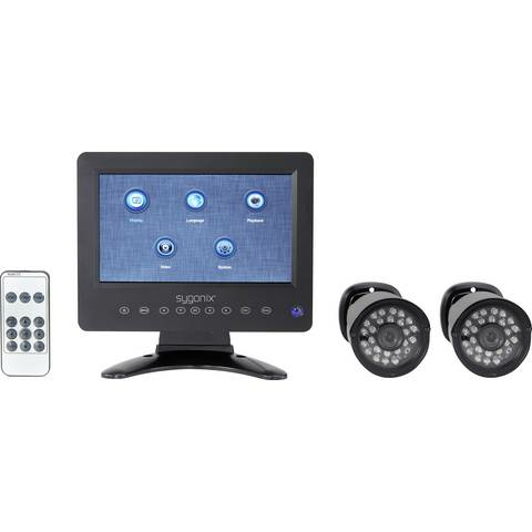 C-Ware Sygonix überwachungskamera Kamera Sicherheitskamera 2er Set Siehe Text/Foto - 4064161151120