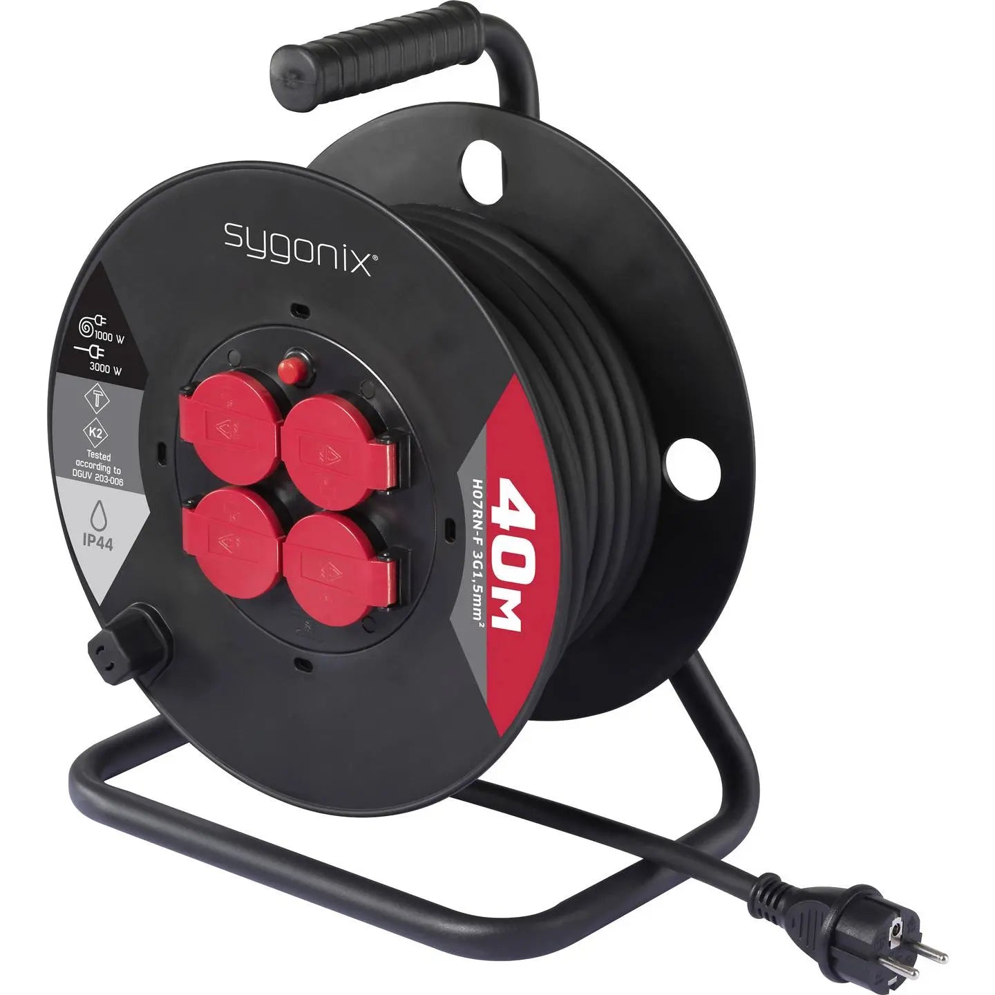 B-Ware Sygonix Kabeltrommel 40 M 4 X - 4064161478784