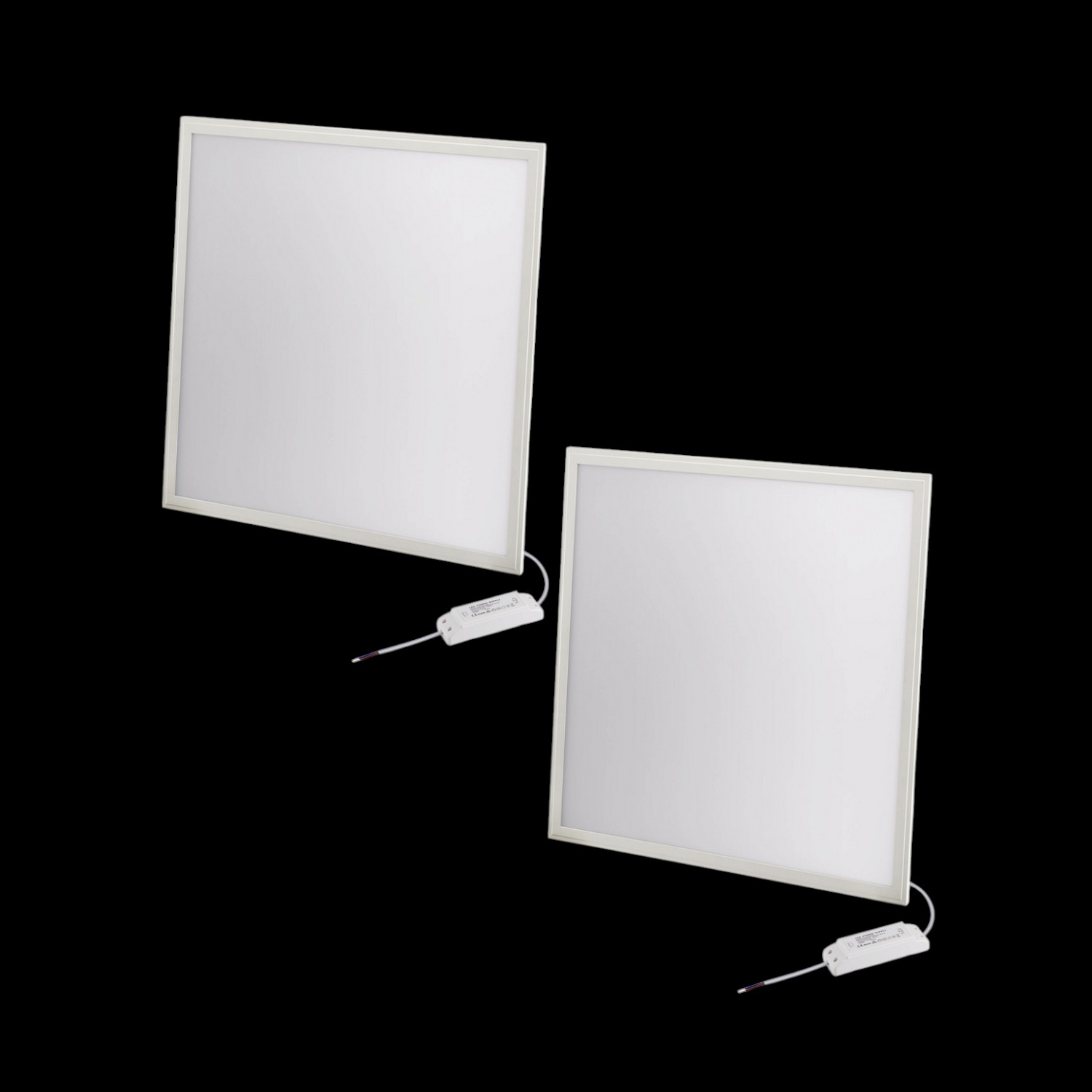 B-Ware Sygonix Tuya Led Panel Deckenlampe Deckenleuchte 40 W Warmweiß Kaltweiß 2 Stück